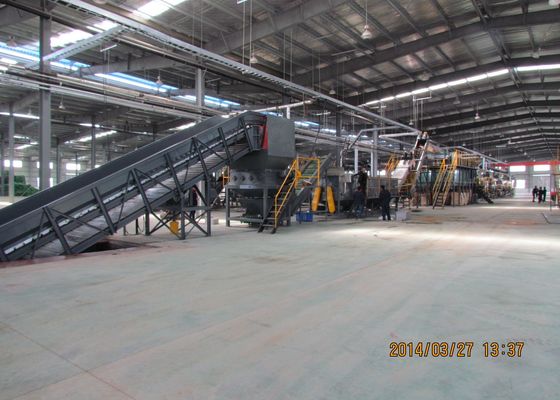 CER Plastikwiederverwertungszerkleinerungsmaschine, HAUSTIER 2000kg/H Flasche, die Linie aufbereitet