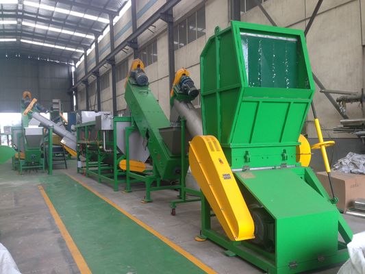 zerquetschende Flaschen des HDPE 300kg/h, 500kg/h, 1000kg/h und Waschmaschine