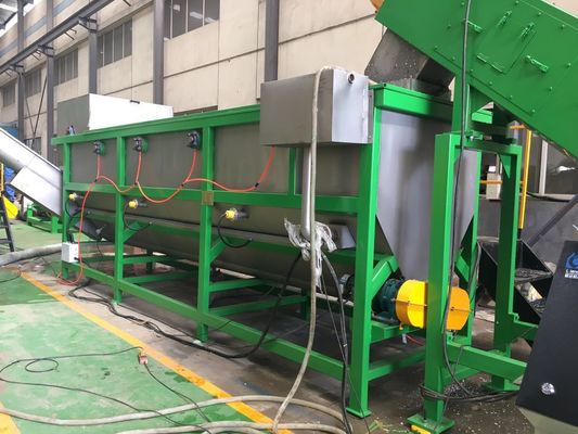 zerquetschende Flaschen des HDPE 300kg/h, 500kg/h, 1000kg/h und Waschmaschine