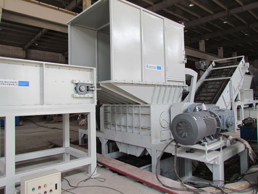 Hausmüll-Doppelt-Wellen-Reißwolf-Maschine 22*2kw 20rpm