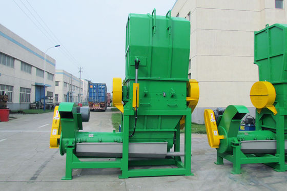 Einlass 1000*900 55kw wickelte Film Plastikzerkleinerungsmaschinen-Maschine ein