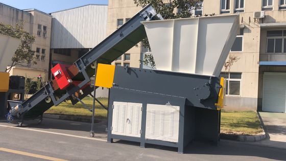 Wellen-Reißwolf-Maschine PLC-System-400kg/H 380V einzelne