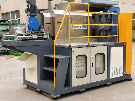 Drehender 400mm zusammendrückender Plastiktrockner 1t/H für PET Film