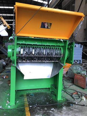 Hydraulische Druckhaustier Faser-einzelne Wellen-Reißwolf-Maschine