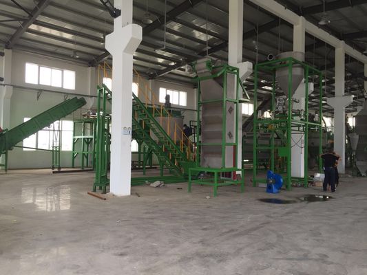 HAUSTIER 1000kg/h, das Maschinen-/Haustierflaschenabfallverwertungsanlage/Haustierflockenreinigungslinie aufbereitet