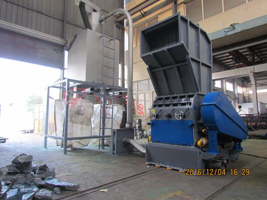 PET 1000kg/h fasst einzelnes Blatt-Plastikzerkleinerungsmaschinen-Maschine zusammen