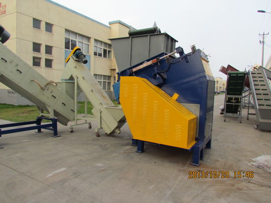 Wellen-Reißwolf-Maschine PLC-System-400kg/H 380V einzelne
