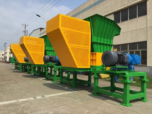 38 Plastiktrommel-Reißwolf des Blatt-18.5kw, doppelter Wellen-Reißwolf lärmarm