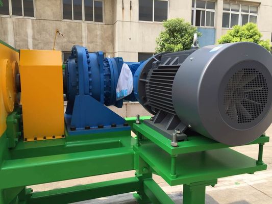 38 Plastiktrommel-Reißwolf des Blatt-18.5kw, doppelter Wellen-Reißwolf lärmarm